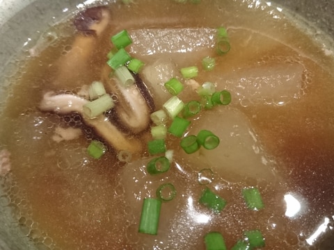 冬瓜の中華スープ